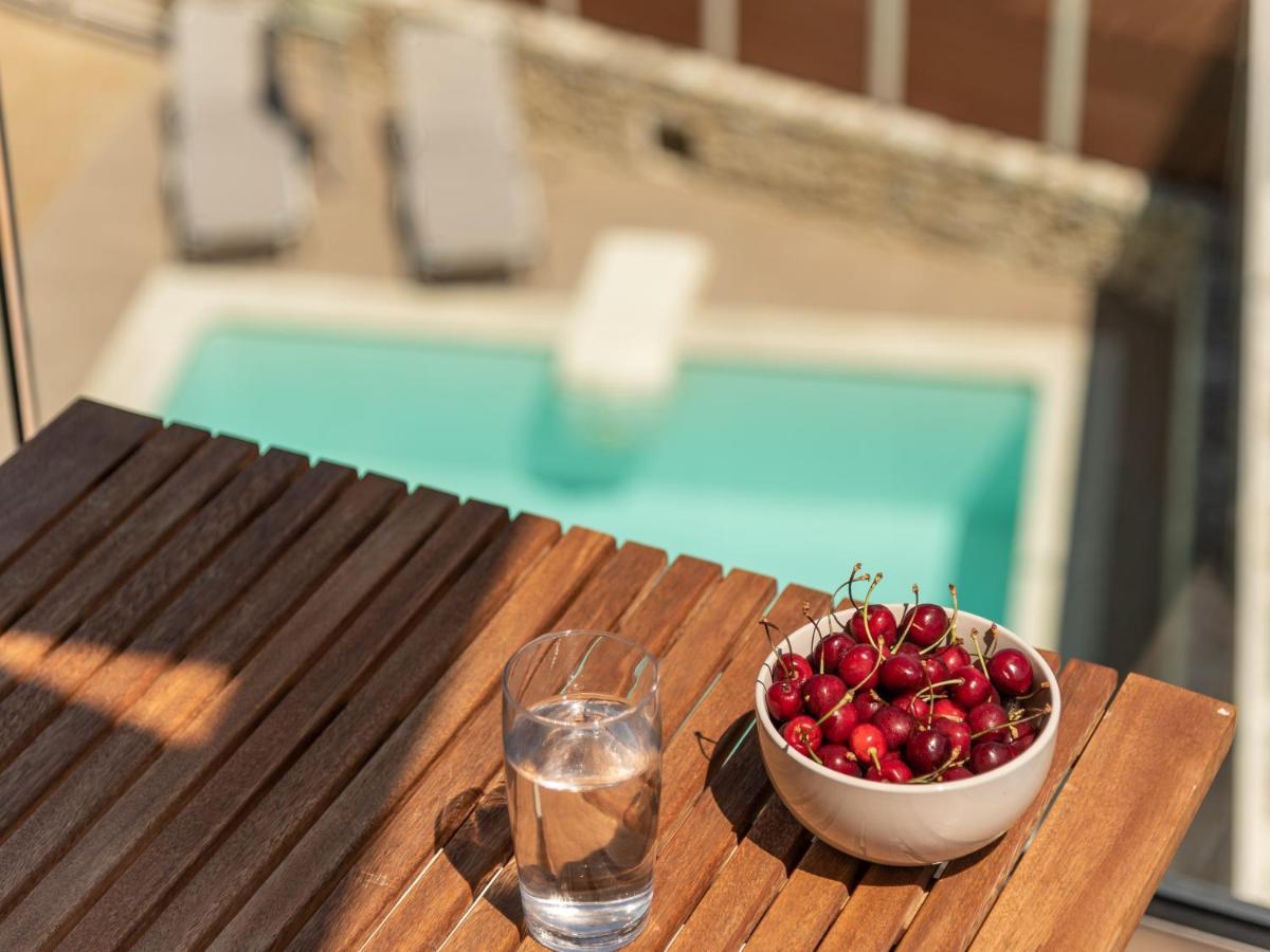 Family Villa Rousa In Rethymno With Pool, Bbq And Kids Area Loutra Exterior foto